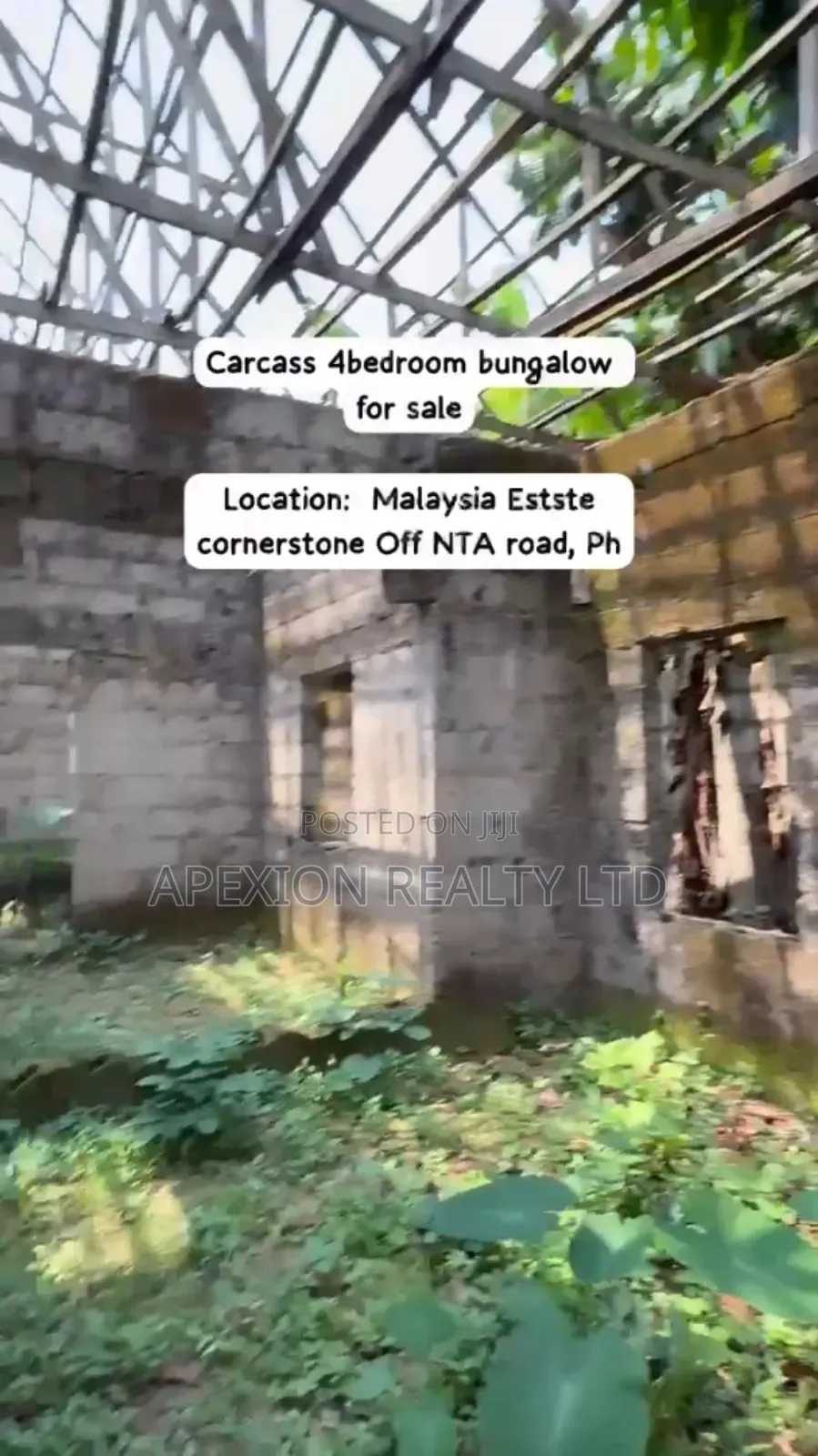4bdrm Bungalow in Malaysia Estate, Uzoba for sale in Uzoba
