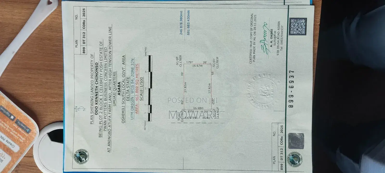 Inspect Land Today Before Prices Move. in Oshimili South