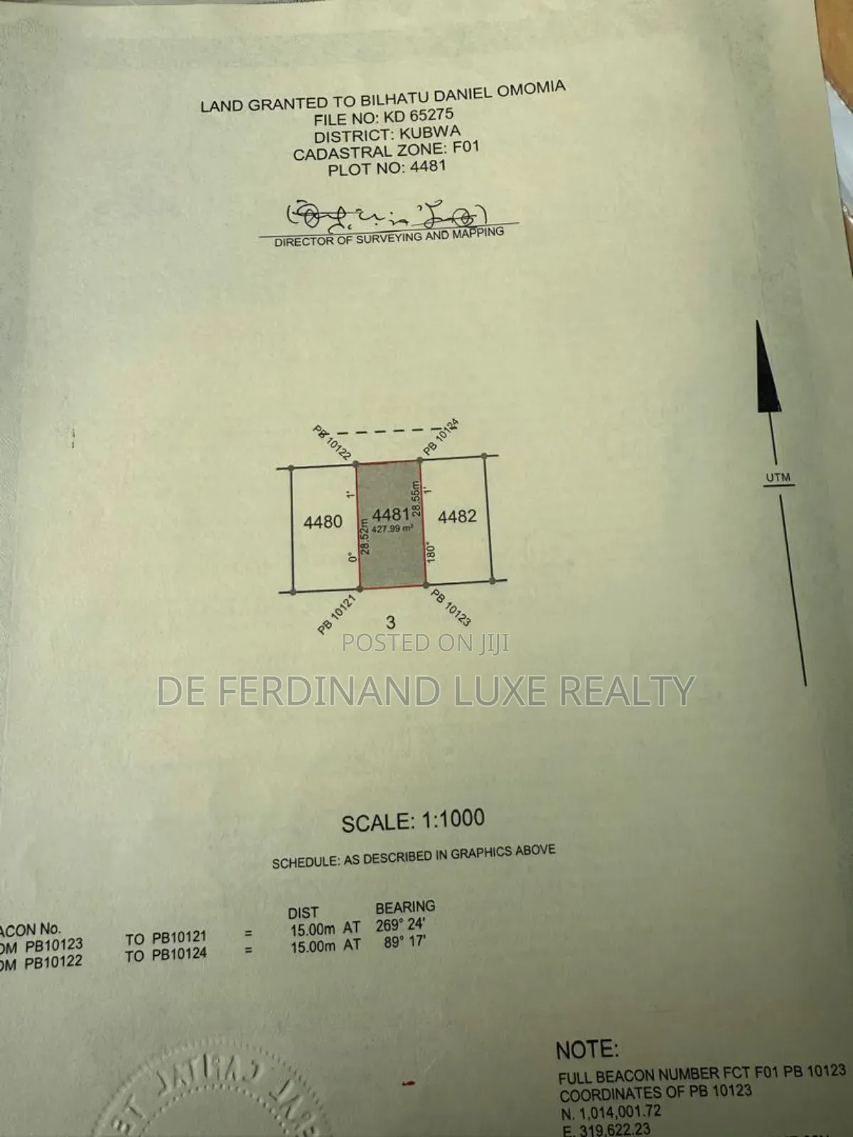 Fo1 Plot for Sale in Kubwa