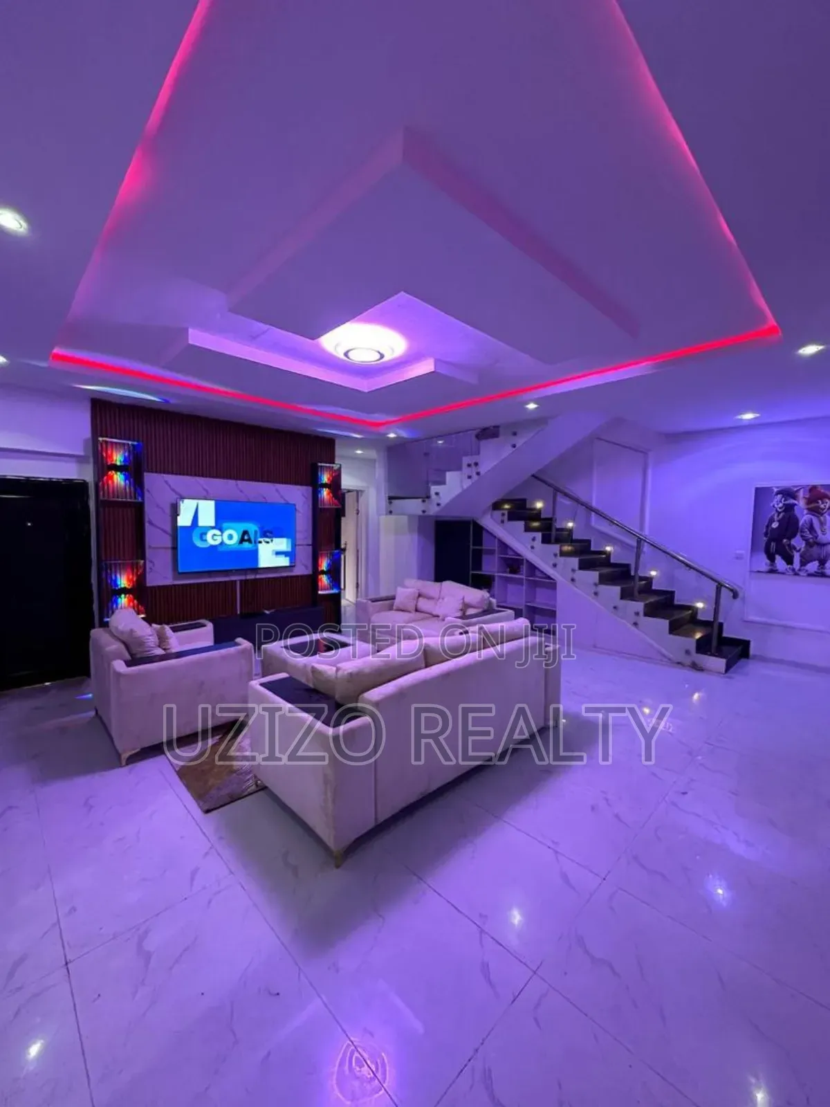 Furnished 3bdrm Apartment in Megamond Estate for sale in Ikota