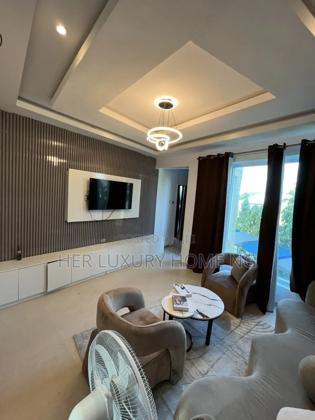 Standard Spacious Luxury Fully Furnished Two Bedroom Apartment in Sangotedo