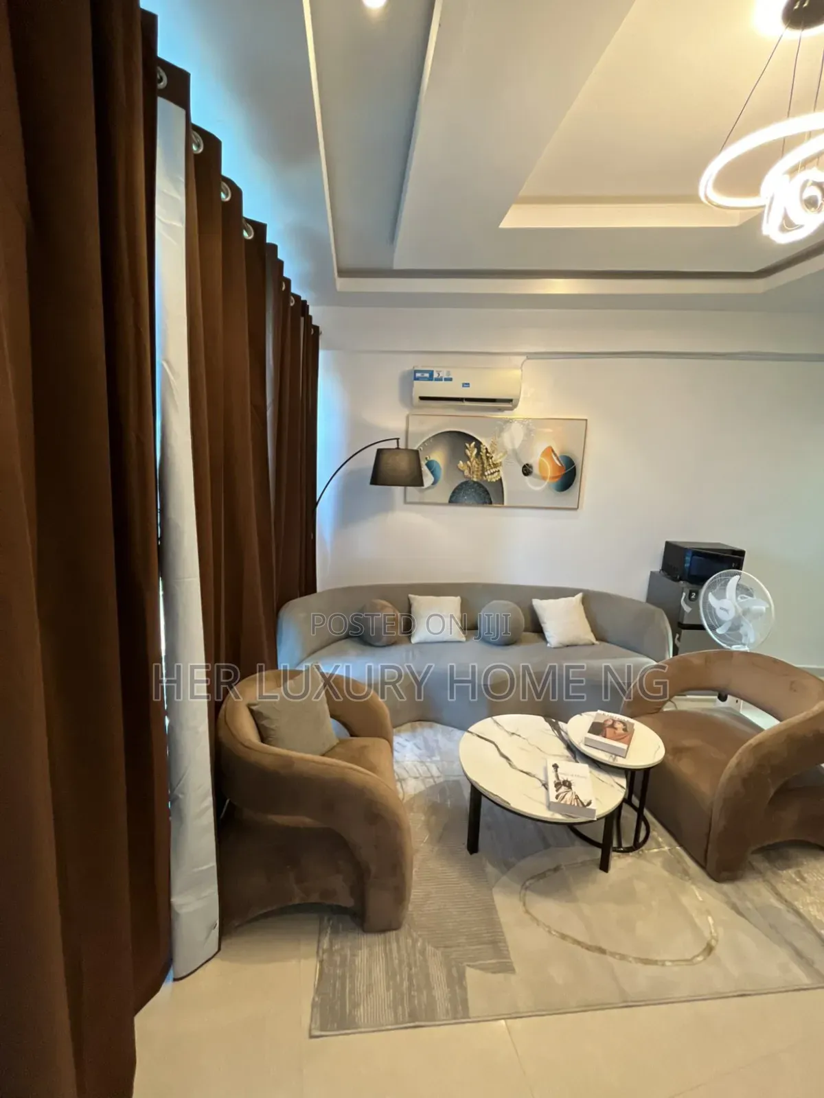 Standard Spacious Luxury Fully Furnished Two Bedroom Apartment in Sangotedo