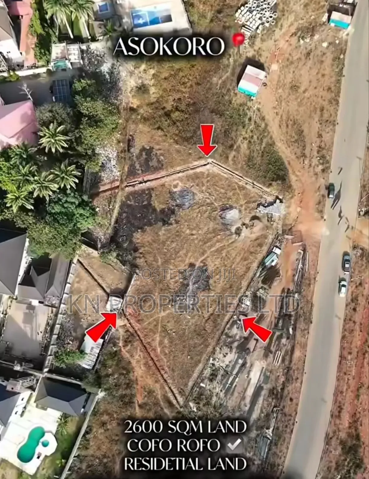 For Sale Residential Land 2600 Square Metres in Asokoro