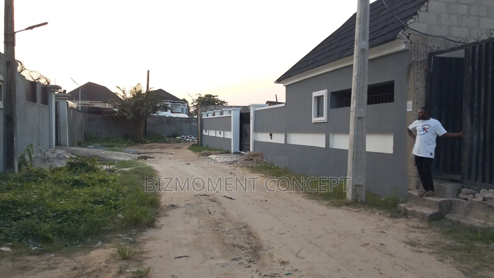 Fenced Two Plots of Land for Sale in Bogije