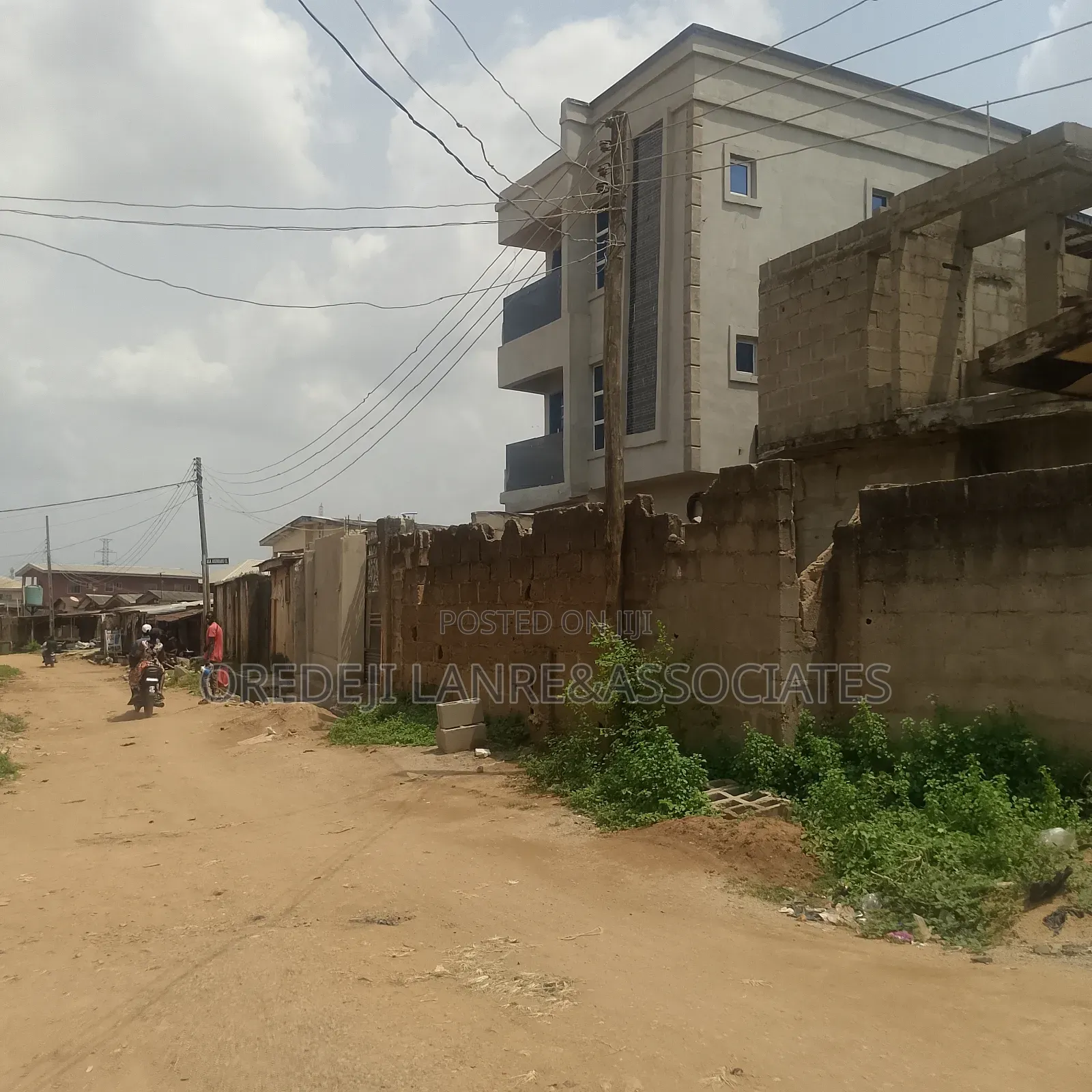 2units of Prime Affordable 30ft by 103ft at New Oko Oba in New Oko Oba