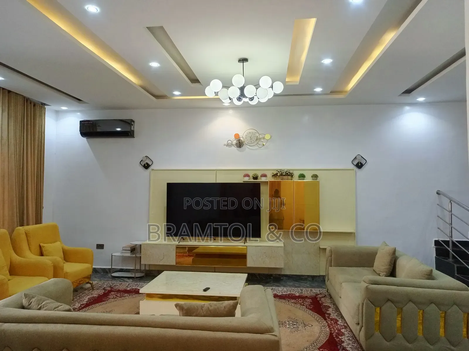 Furnished 4bdrm Townhouse / Terrace in Guzape District for rent in Guzape District