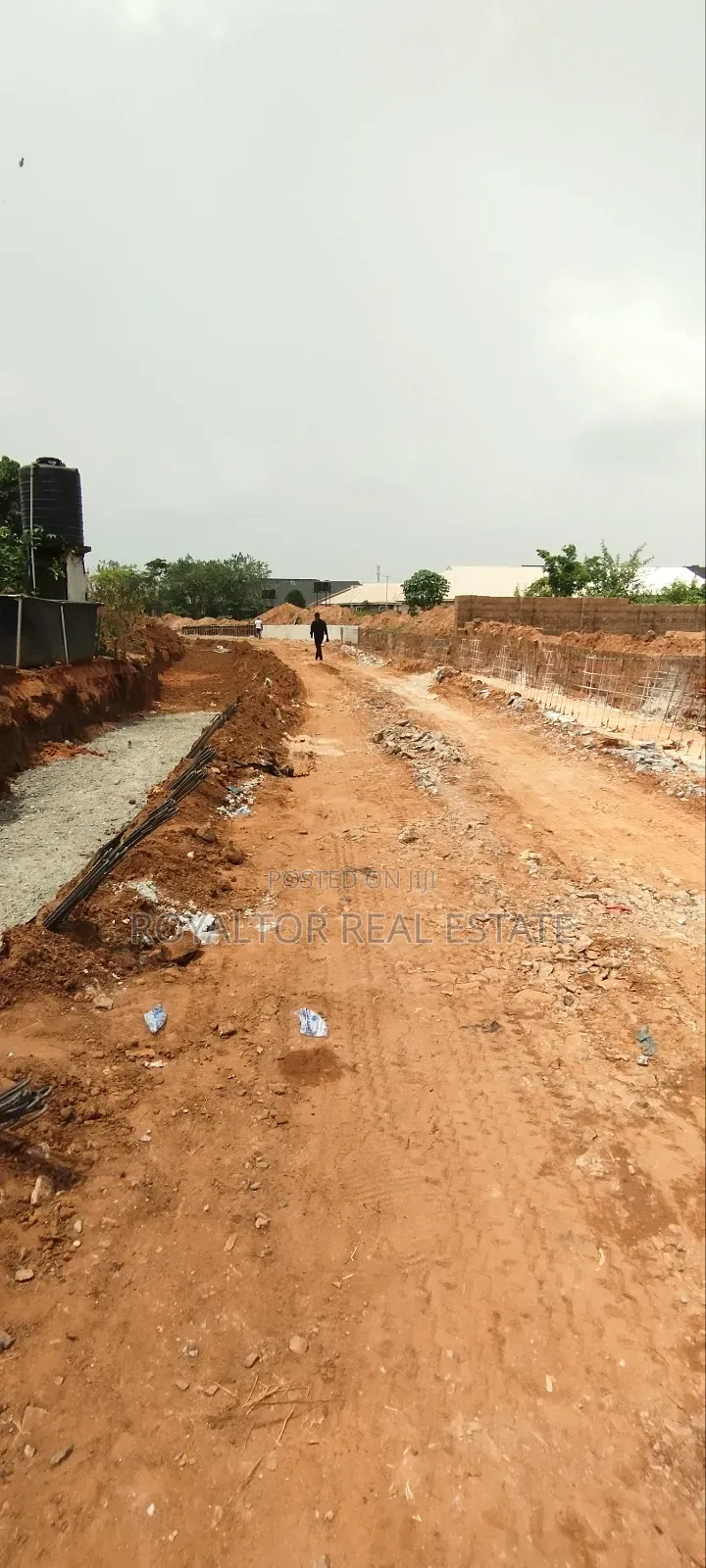 100 by 100ft for Sale Along the Newly Tarred Road in Benin City