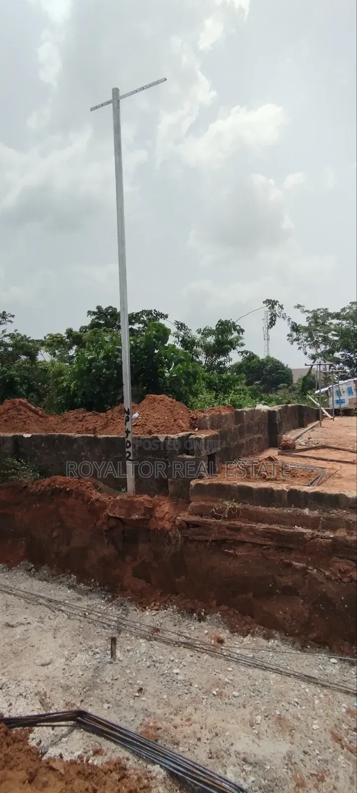 100 by 100ft for Sale Along the Newly Tarred Road in Benin City