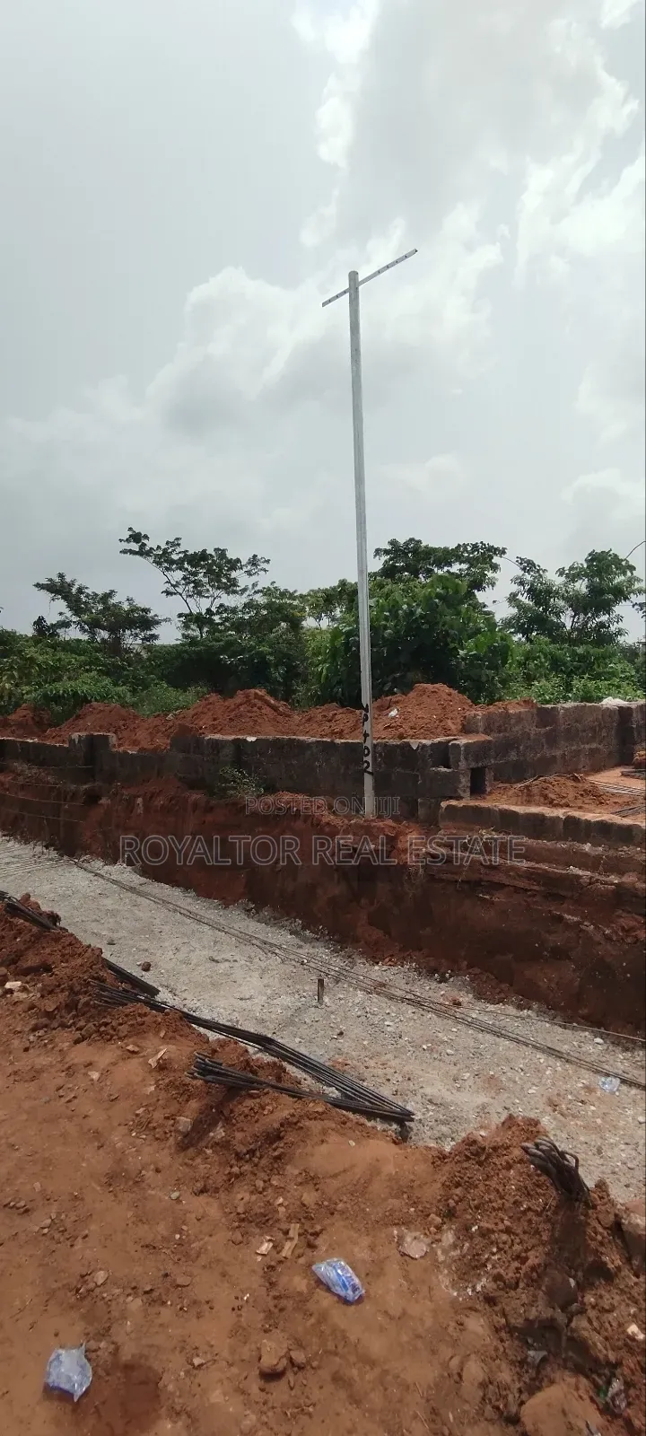 100 by 100ft for Sale Along the Newly Tarred Road in Benin City