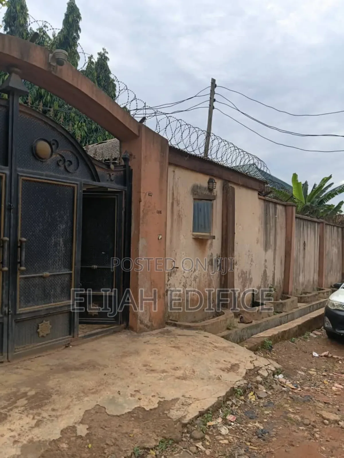 1plot Fenced 2no. Of 3bed Uncompleted at Ile Epo Ona,Oke Odo Abule Egba in Abule Egba