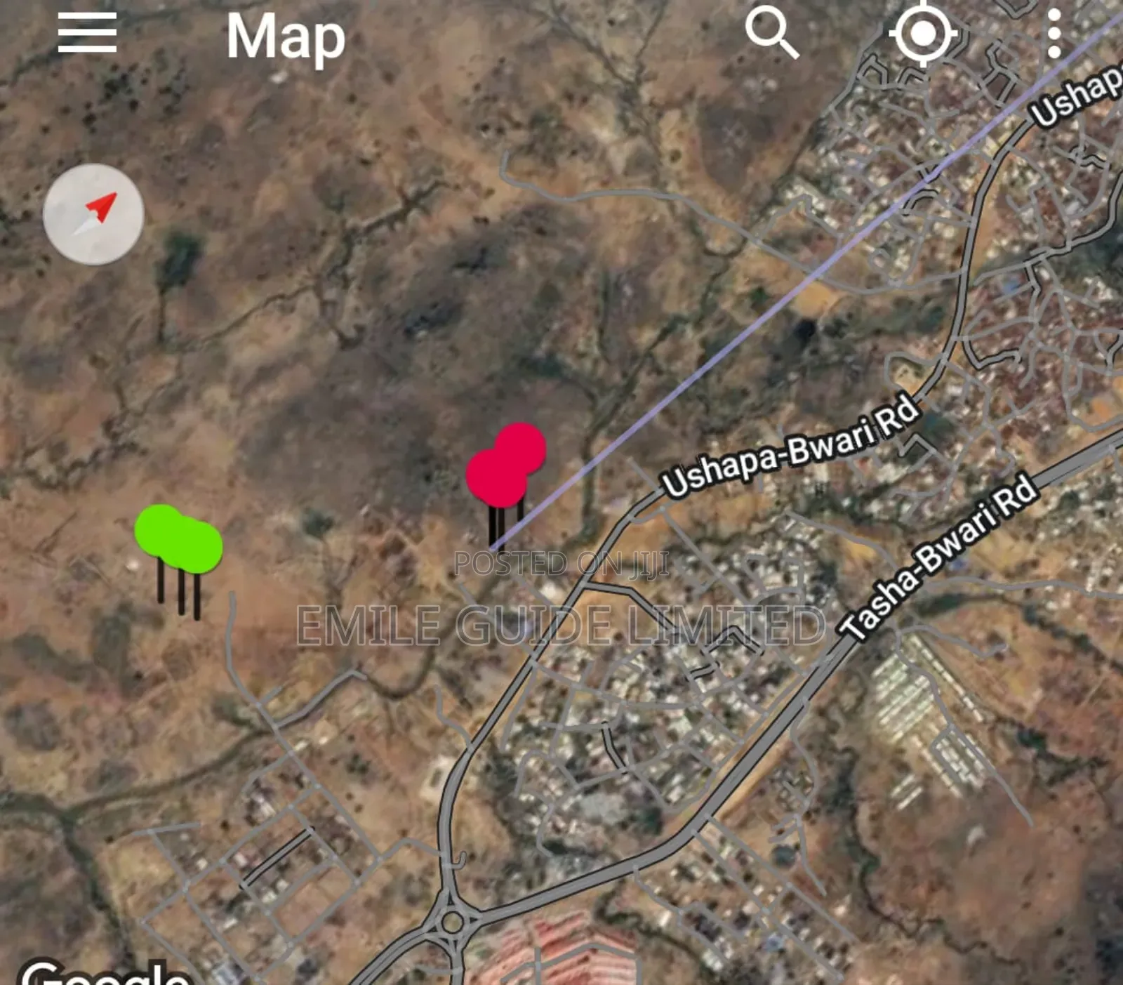 100 Hectares Guzape 2 in Guzape District