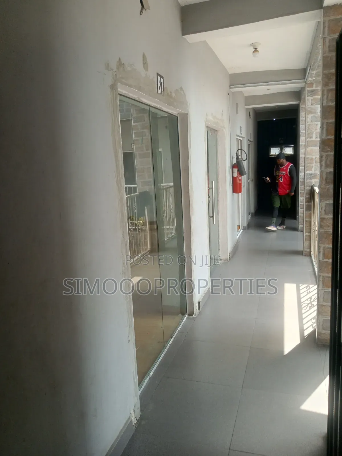 Standard 3in1 Facing Express Upstairs Shop for Rent at Eputu in Awoyaya