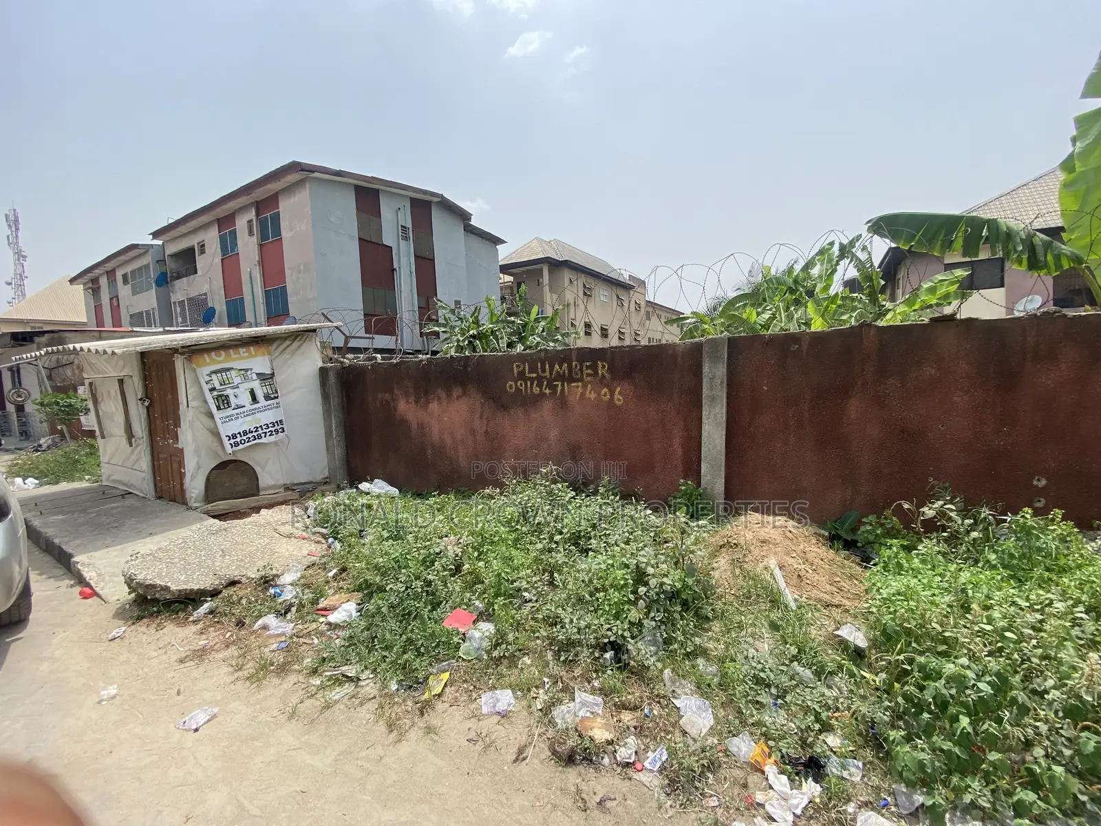 Complete Dry Full Plot Of Land In A Serene Neighborhood At Ago Palace in Ago Palace