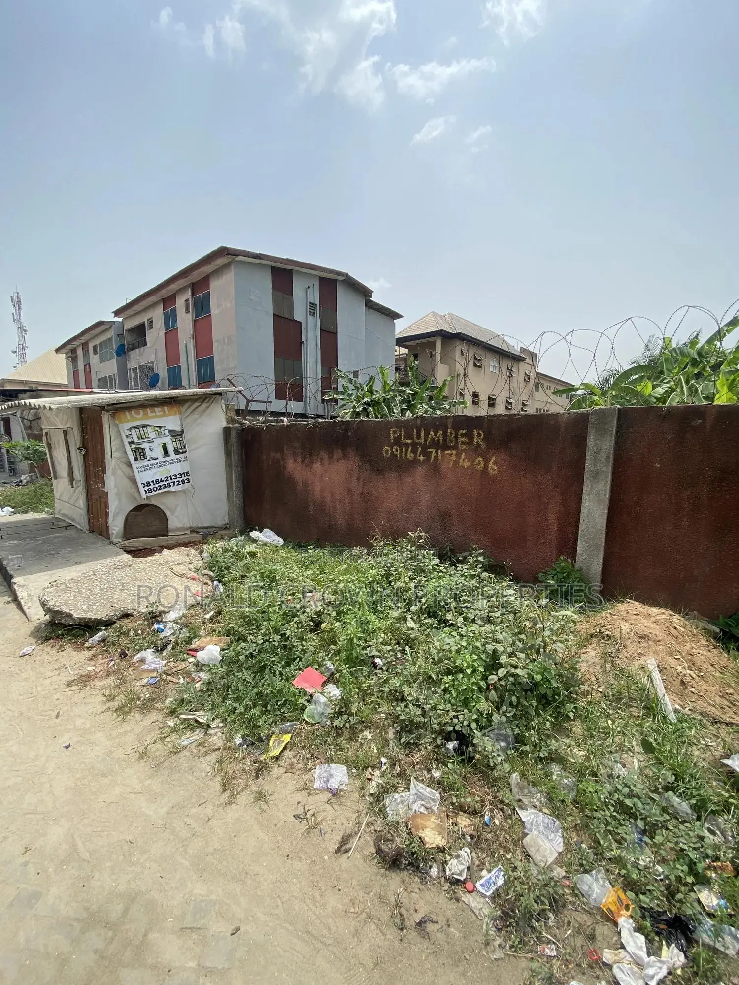 Complete Dry Full Plot Of Land In A Serene Neighborhood At Ago Palace in Ago Palace