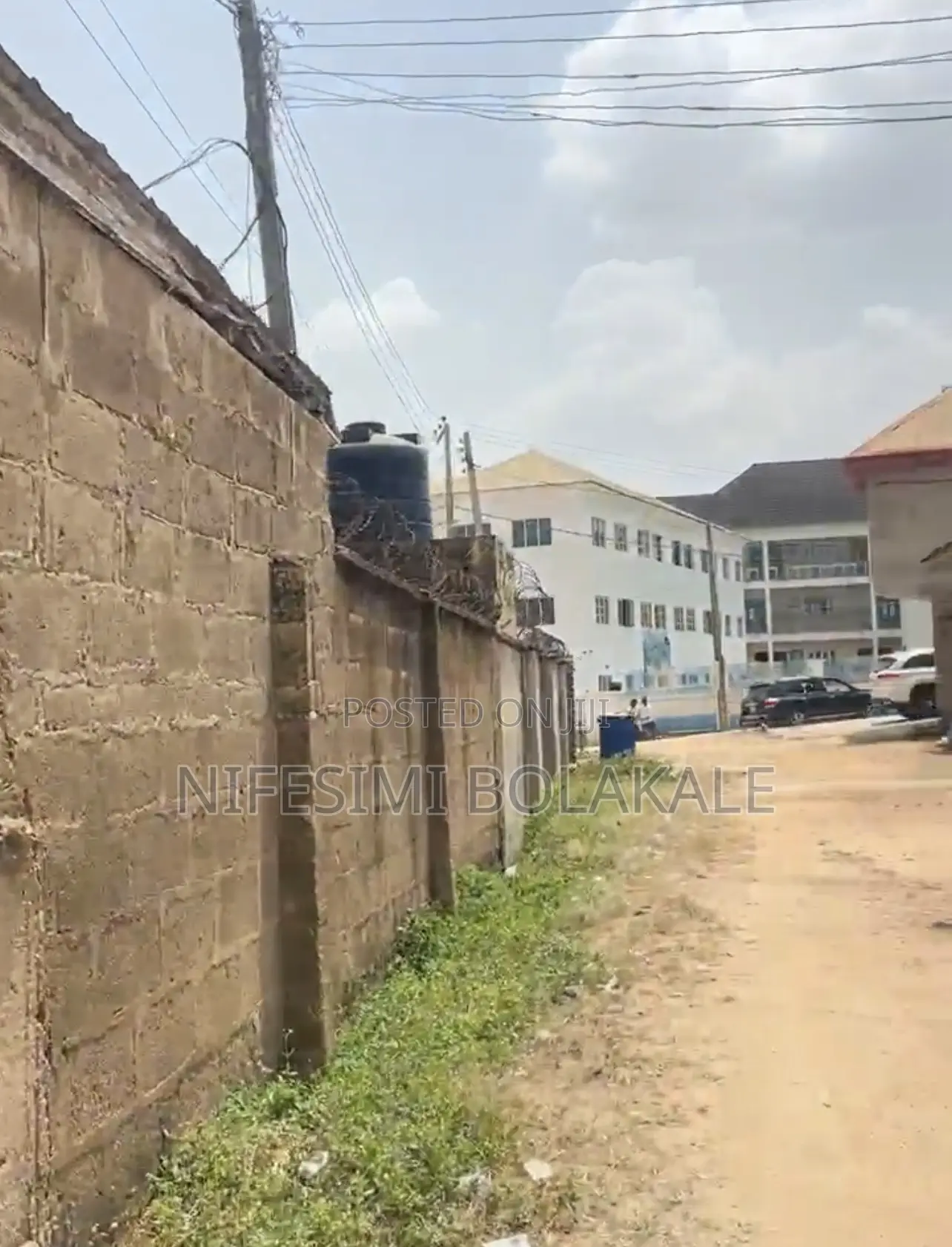 Fence and Gated 411sqm Residential Land Opposite Icast Group of SCH in Akala Express