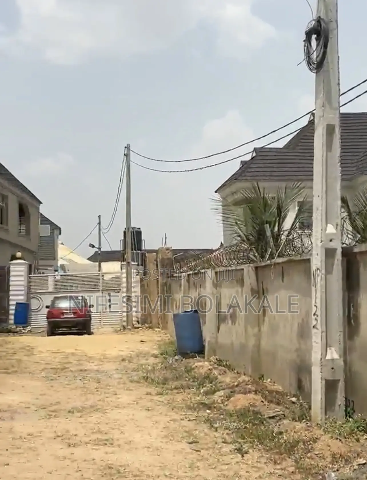Fence and Gated 411sqm Residential Land Opposite Icast Group of SCH in Akala Express