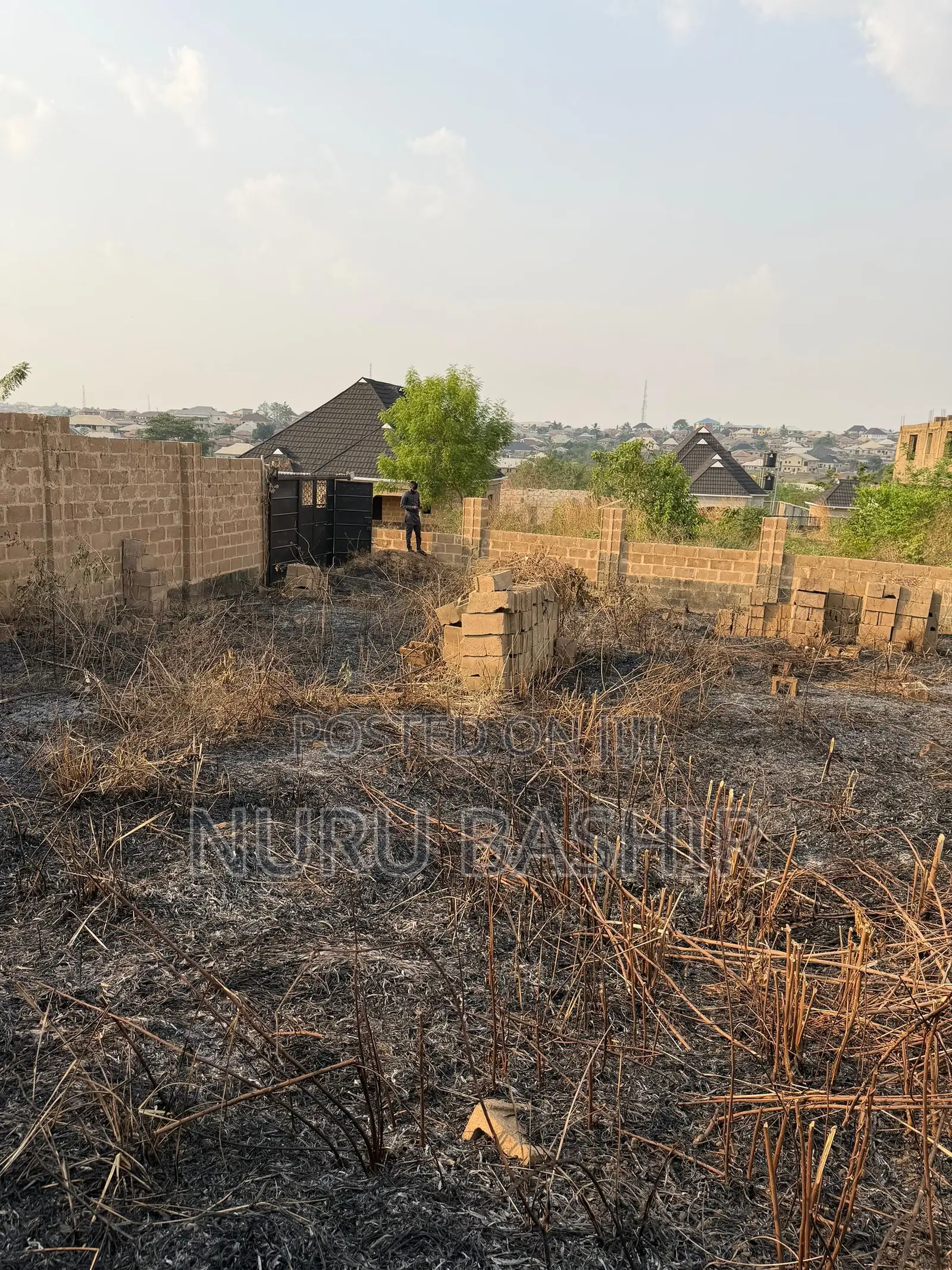 Fenced and Gated One Plot of Land for Sale in Akala Express