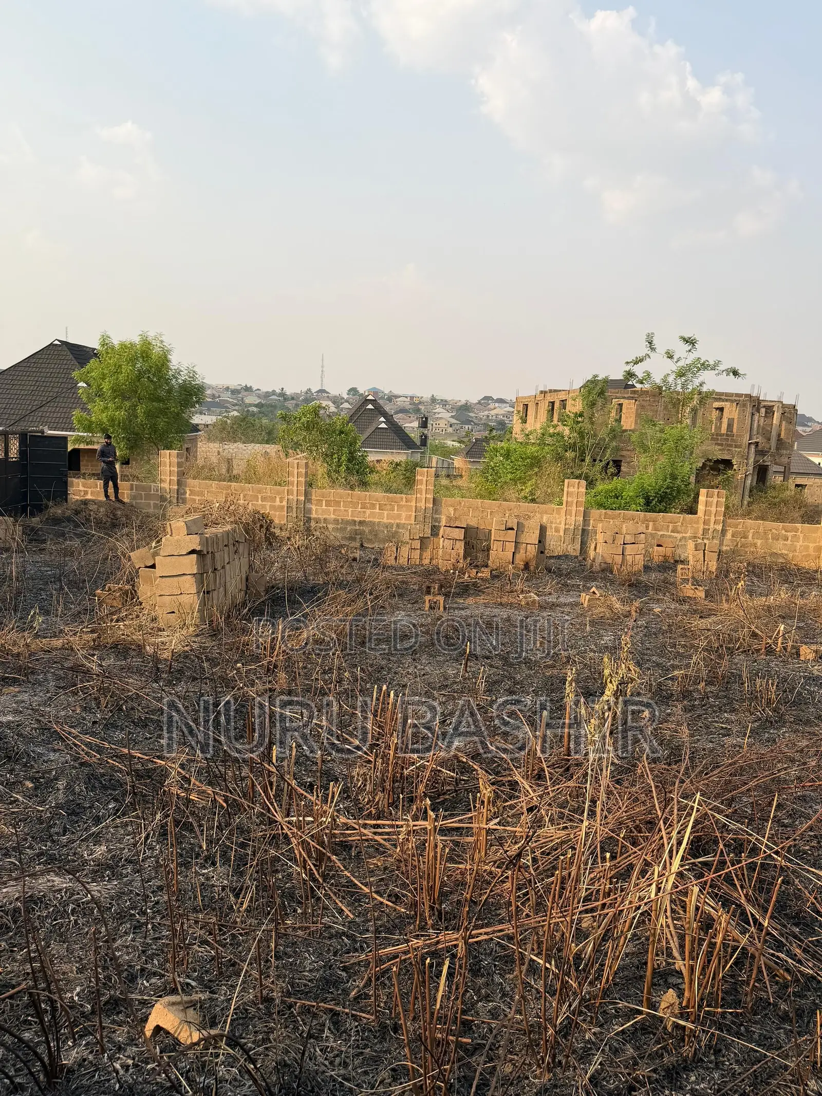 Fenced and Gated One Plot of Land for Sale in Akala Express