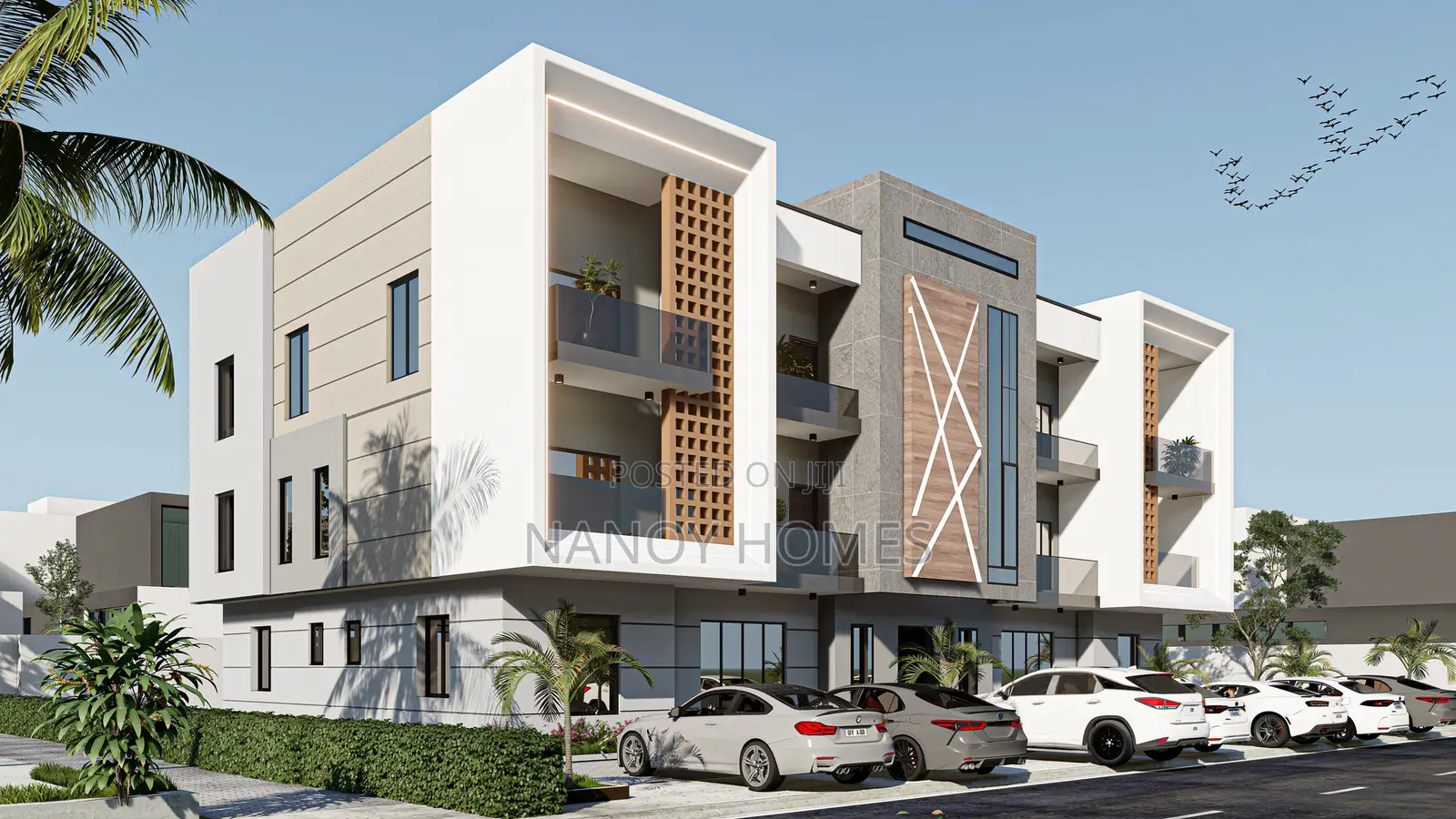 1000sqm Plot for 6 Units of 3 Bedroom Apartments Oakwood Park, Hutu in Lugbe District