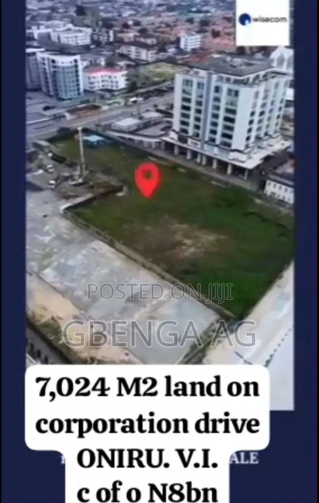 7024sqm Land For Sale At Victoria Island in Victoria Island Extension