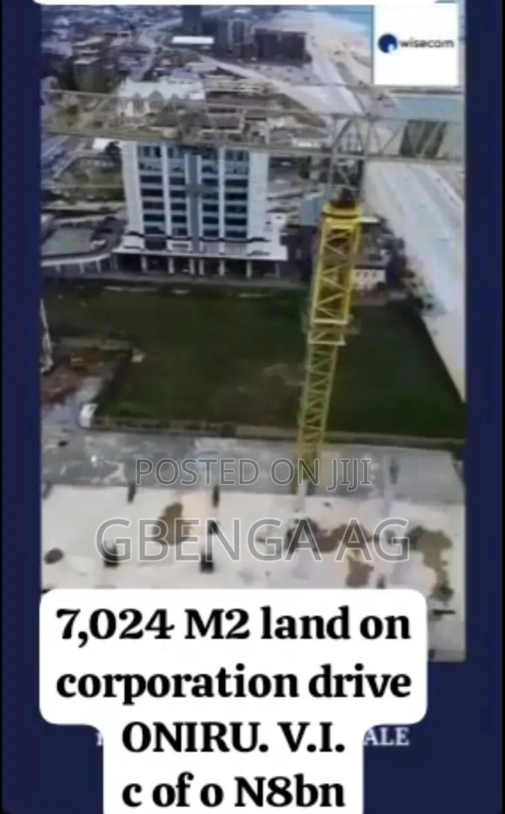 7024sqm Land For Sale At Victoria Island in Victoria Island Extension
