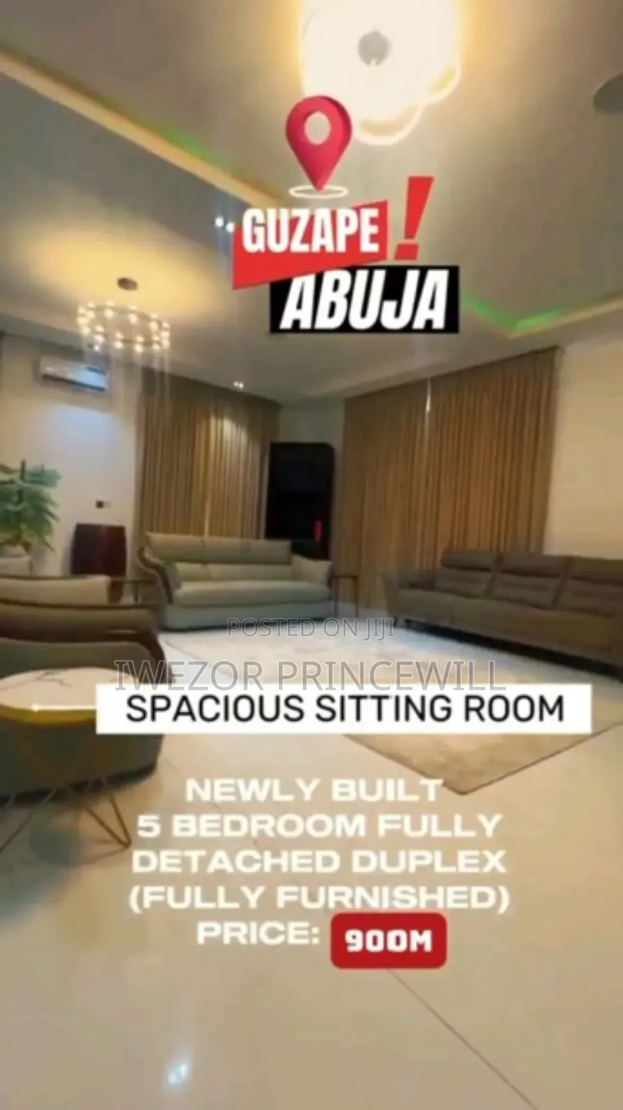Furnished 5bdrm Duplex in Gusape Abuja, Asokoro for sale in Asokoro
