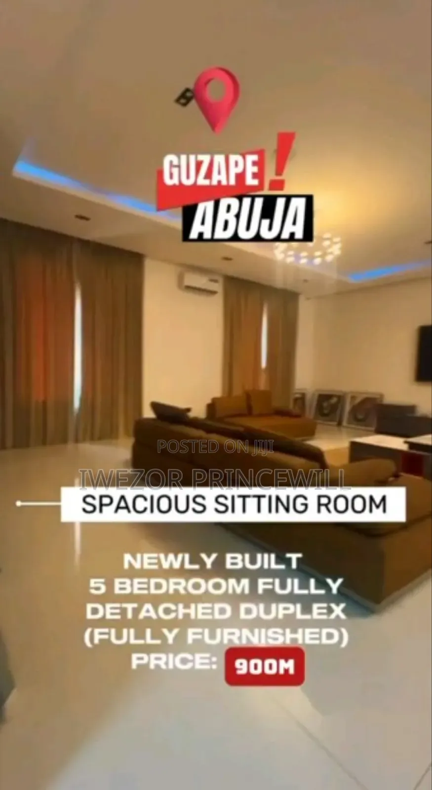 Furnished 5bdrm Duplex in Gusape Abuja, Asokoro for sale in Asokoro