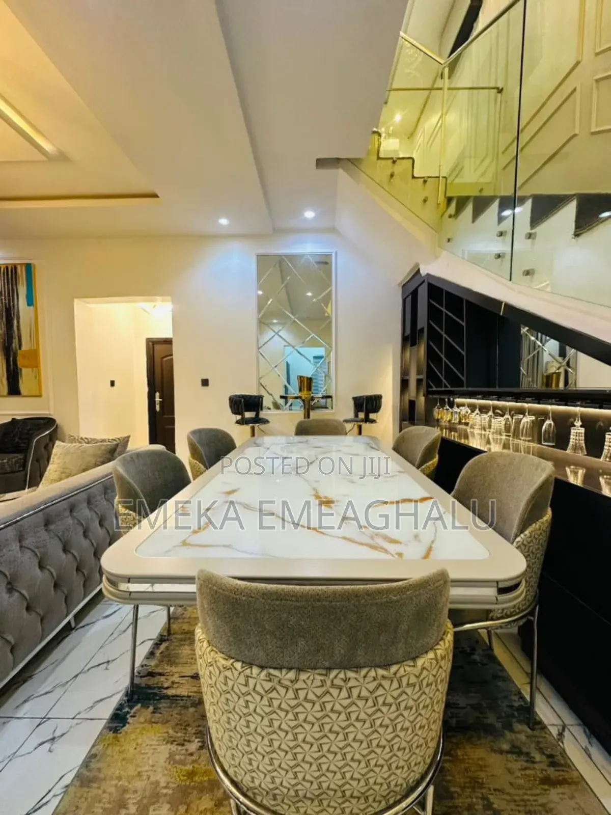 Furnished 3bdrm Duplex in Karsana Gwarimpa, Life Camp for rent in Life Camp