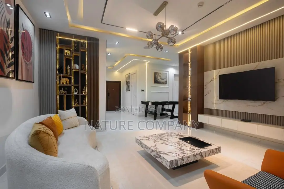 Furnished 3bdrm Block of Flats in River Side Apartment, Banana Island in Banana Island