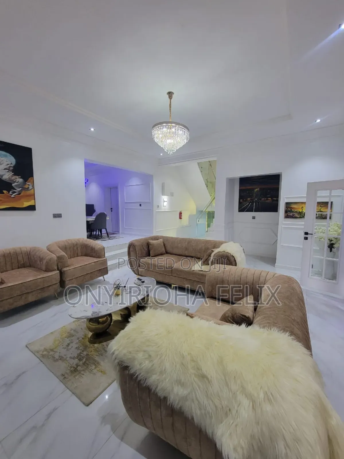 Furnished 5bdrm Townhouse / Terrace in Asokoro Main for rent in Asokoro