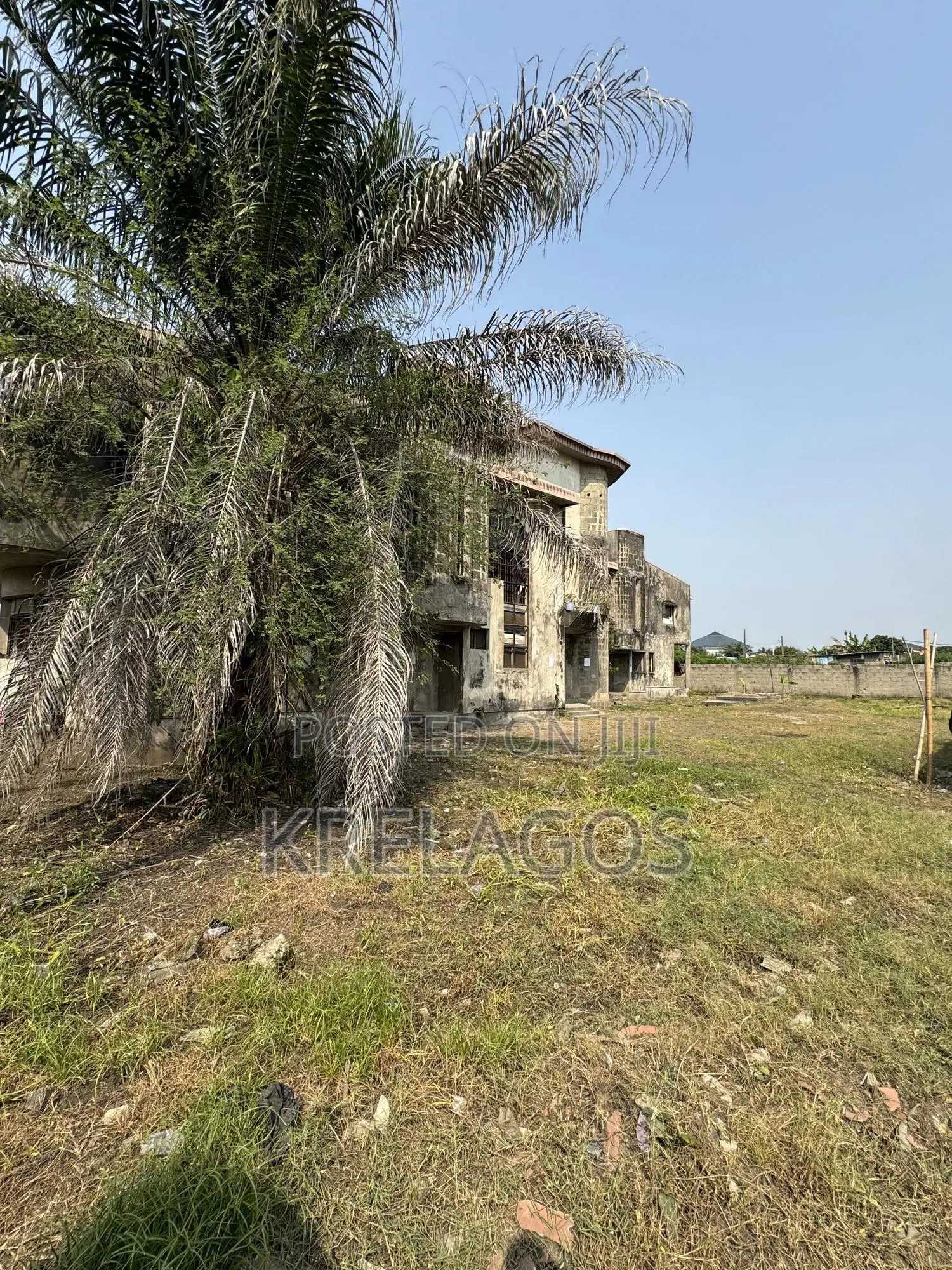 For Sale: 1,340sqm Property With Carcass Structure in Ajah, Lagos in Ado / Ajah