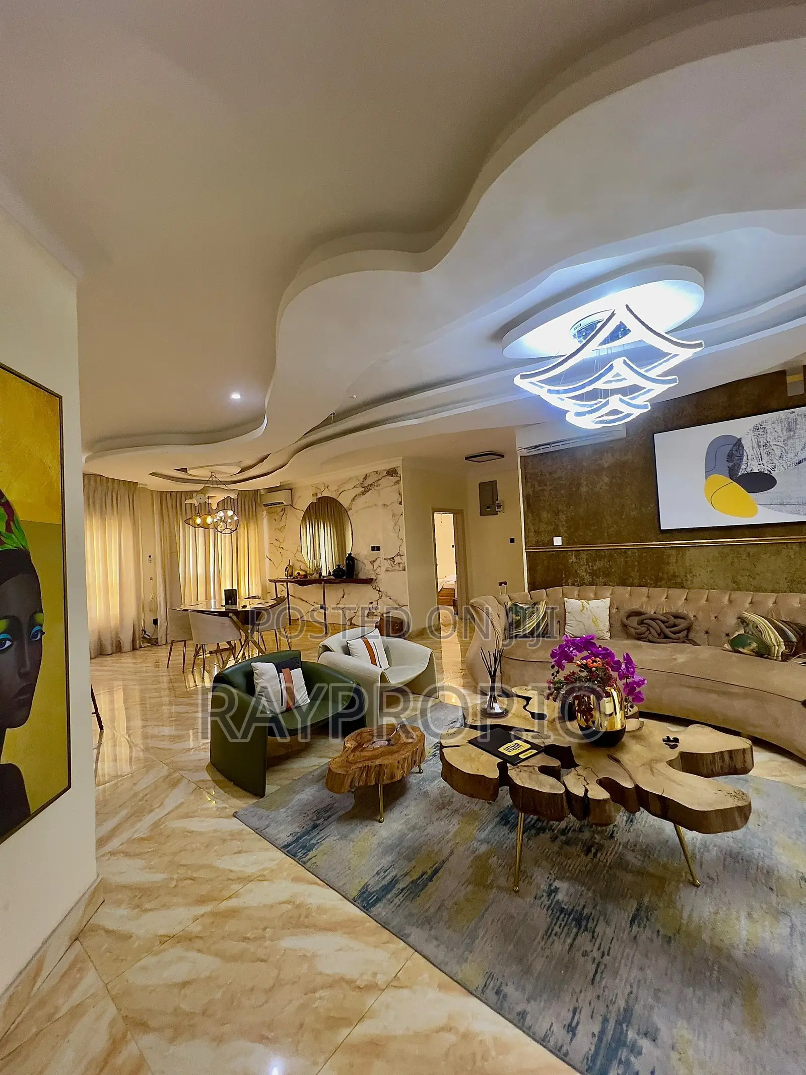 1380d7kj - 3 Bedroom Shortlet in Chevron Lekki in Chevron