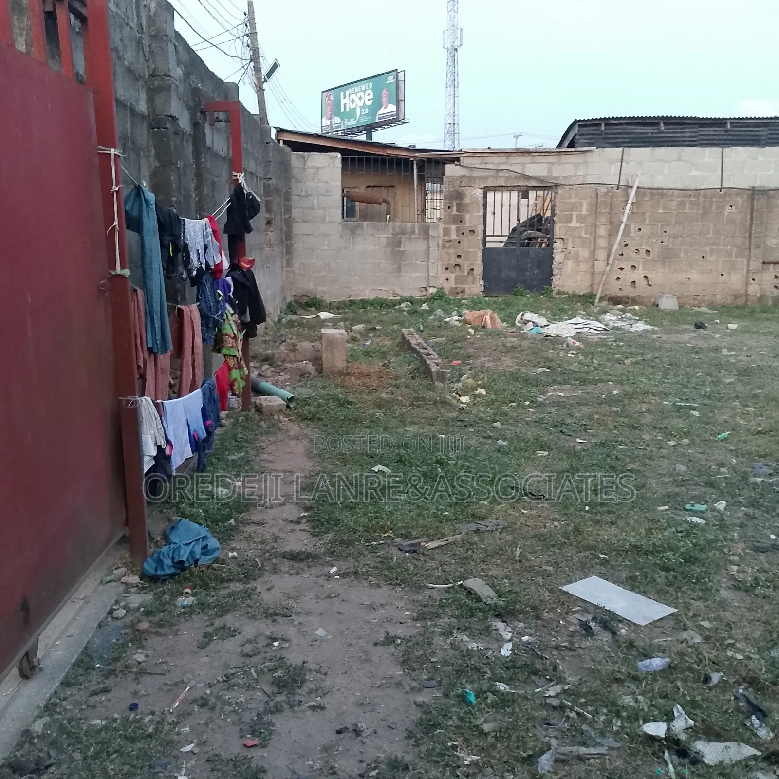 A Fenced Gated 50ft by 70ft in an Estate at Oko Oba in Oko-Oba