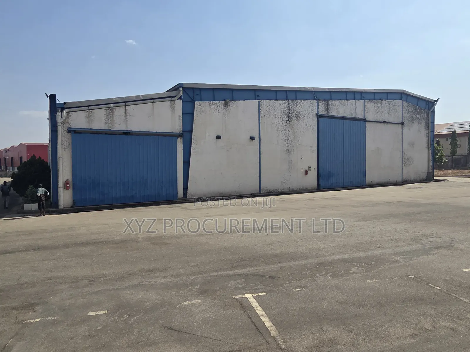 2,700 Self Compound Warehouse, With 3 Bed Bungalow and Generator in Idu Industrial