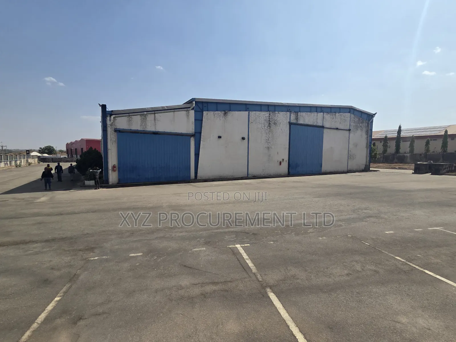 2,700 Self Compound Warehouse, With 3 Bed Bungalow and Generator in Idu Industrial