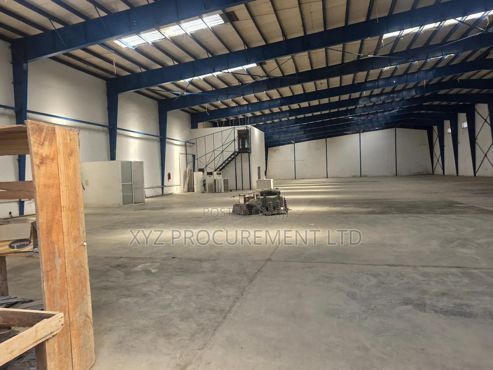 2,700 Self Compound Warehouse, With 3 Bed Bungalow and Generator in Idu Industrial