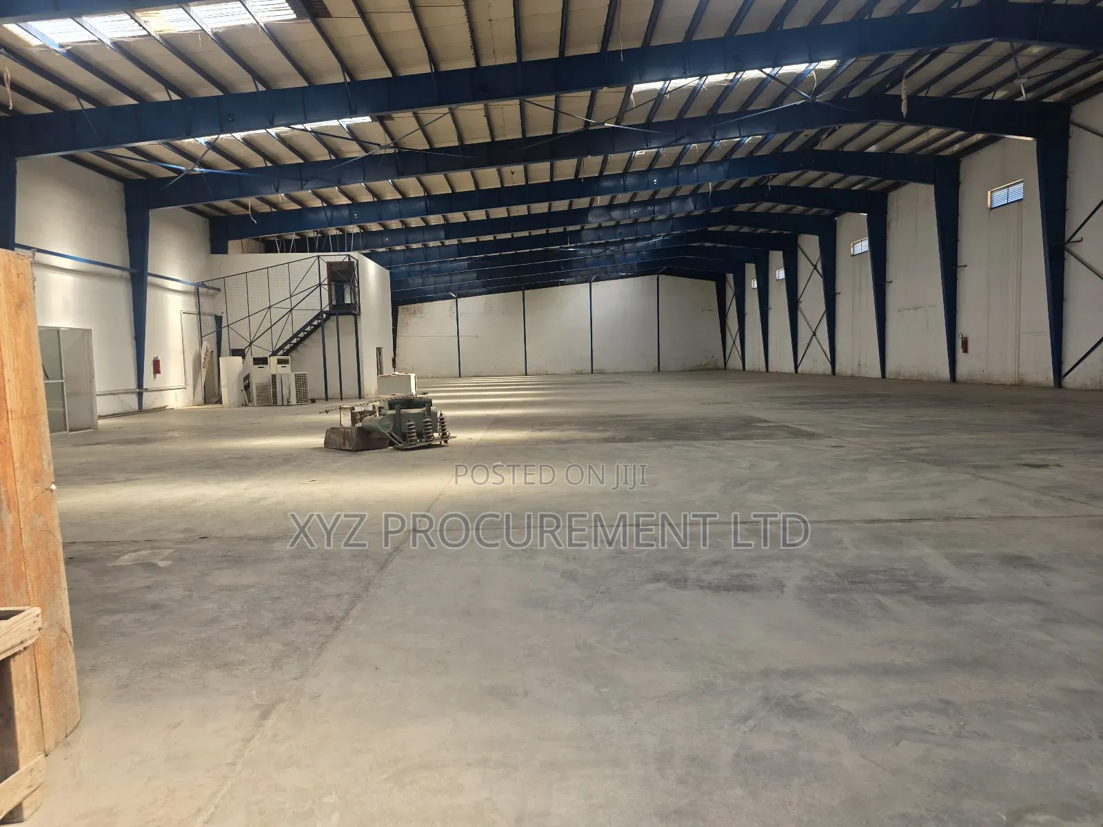 2,700 Self Compound Warehouse, With 3 Bed Bungalow and Generator in Idu Industrial