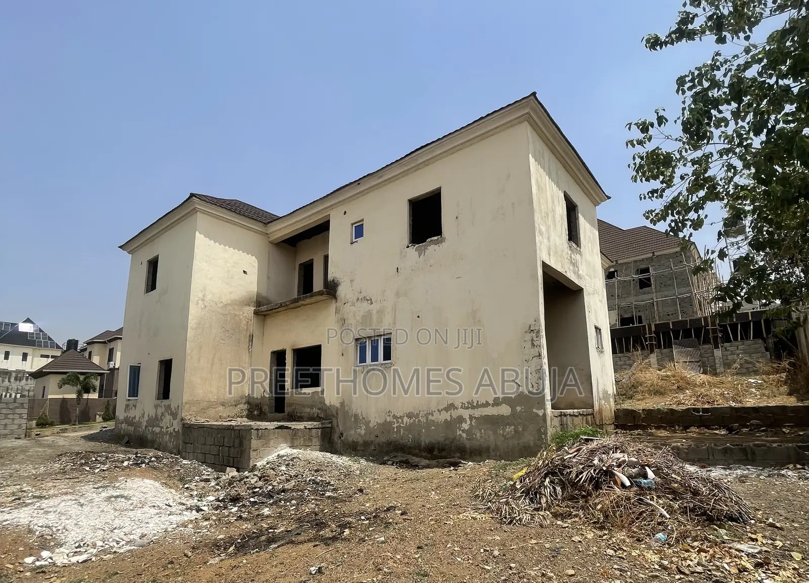 6 Bedrooms Advance Carcass in Asokoro