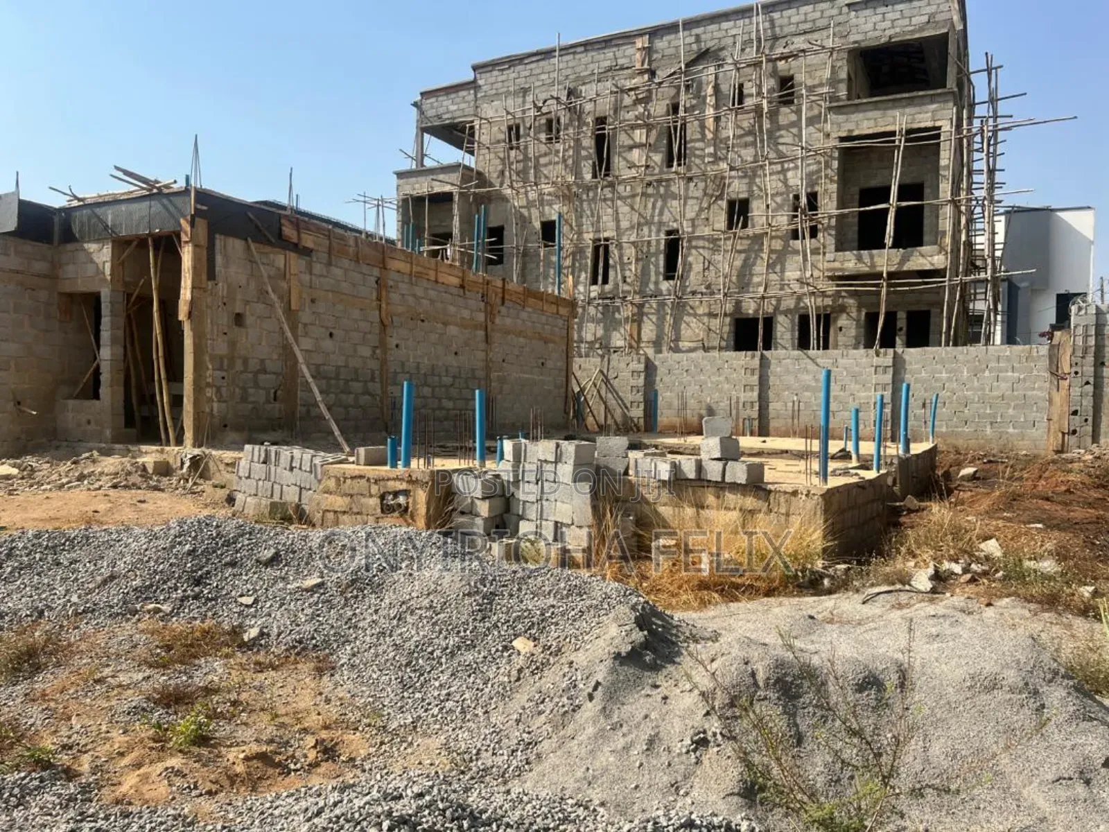 Estate Plot to Be Built 4bedroom Terrace Duplex in Life Camp