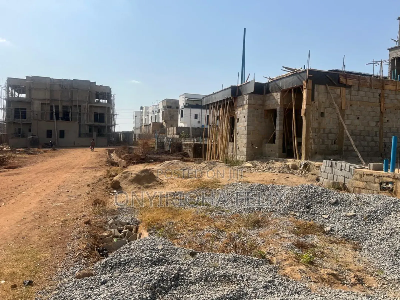 Estate Plot to Be Built 4bedroom Terrace Duplex in Life Camp