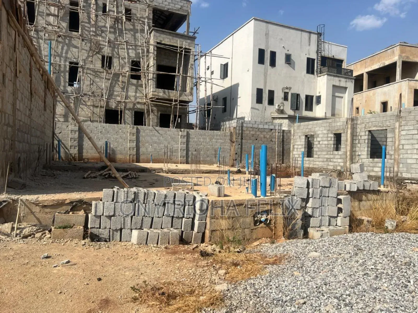 Estate Plot to Be Built 4bedroom Terrace Duplex in Life Camp