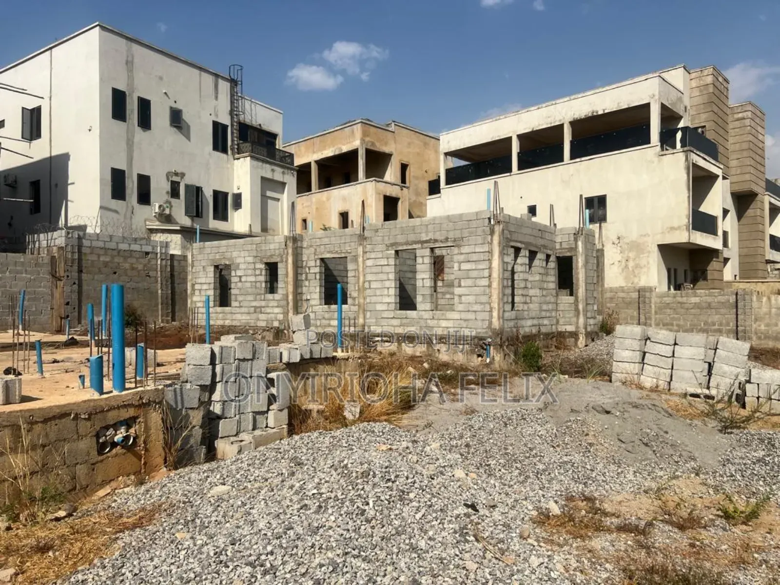 Estate Plot to Be Built 4bedroom Terrace Duplex in Life Camp