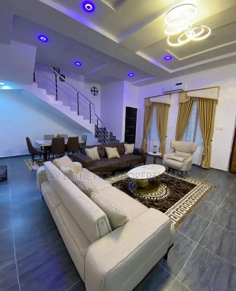 Furnished 4bdrm Duplex in Spring Valley Estate for rent in Abraham Adesanya Estate