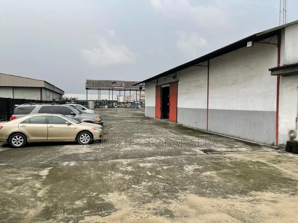 Industrial Company Yard With Warehouse Workshop on 5000 SQM in Trans Amadi