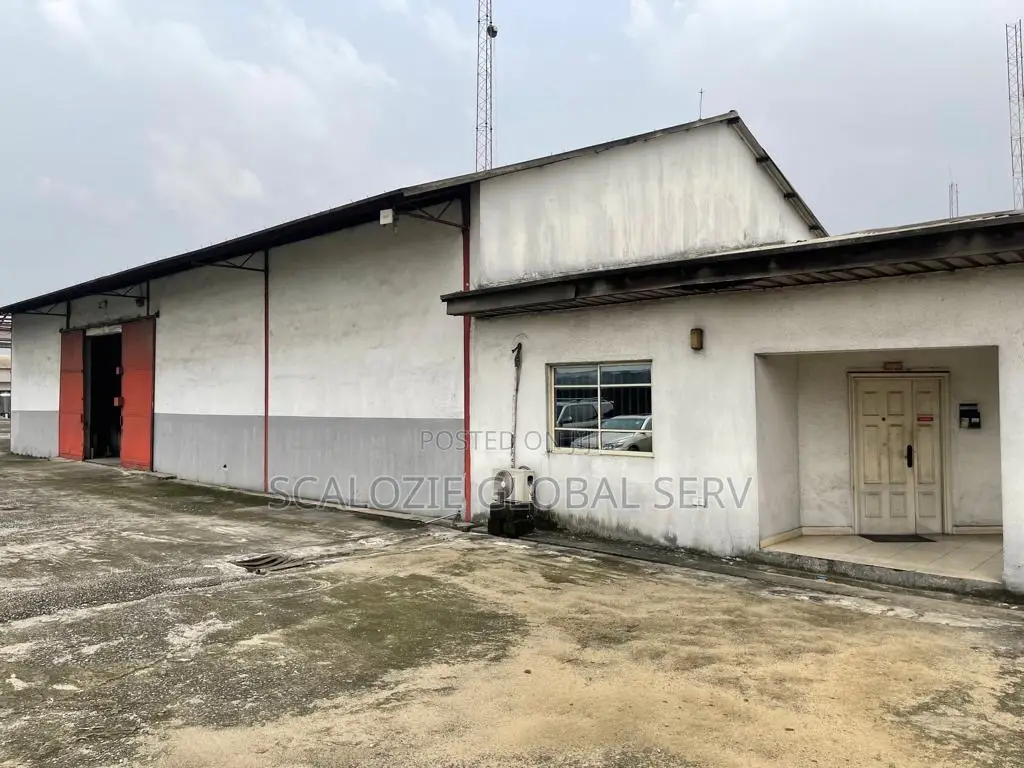 Industrial Company Yard With Warehouse Workshop on 5000 SQM in Trans Amadi