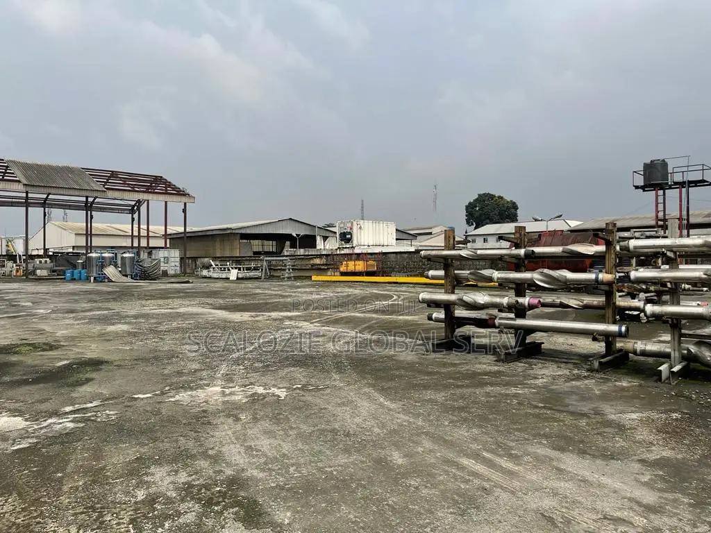 Industrial Company Yard With Warehouse Workshop on 5000 SQM in Trans Amadi
