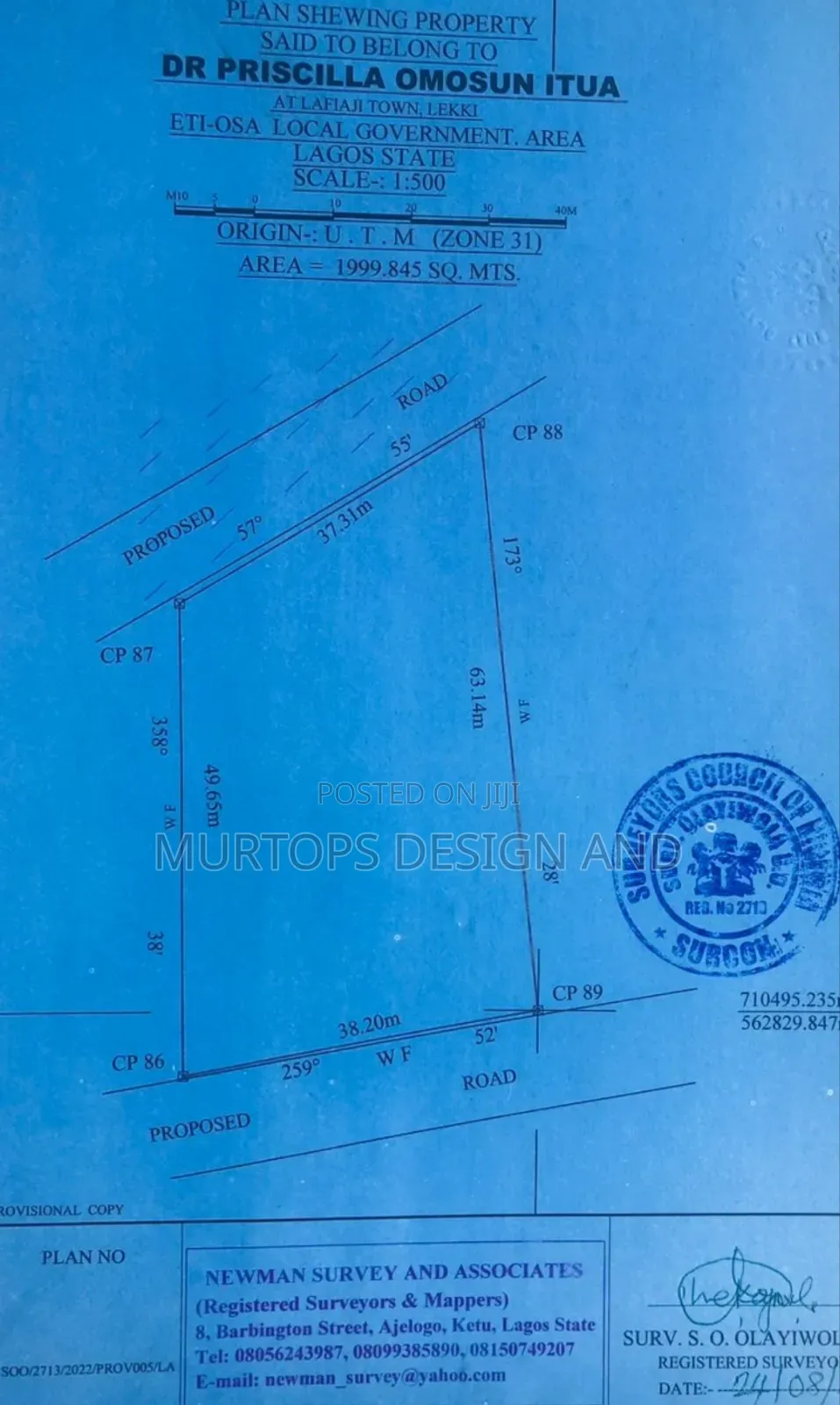 A 2 Plot of Land With C of O at Orchid Road Couplag Estate Lekki Lagos in Lekki Expressway