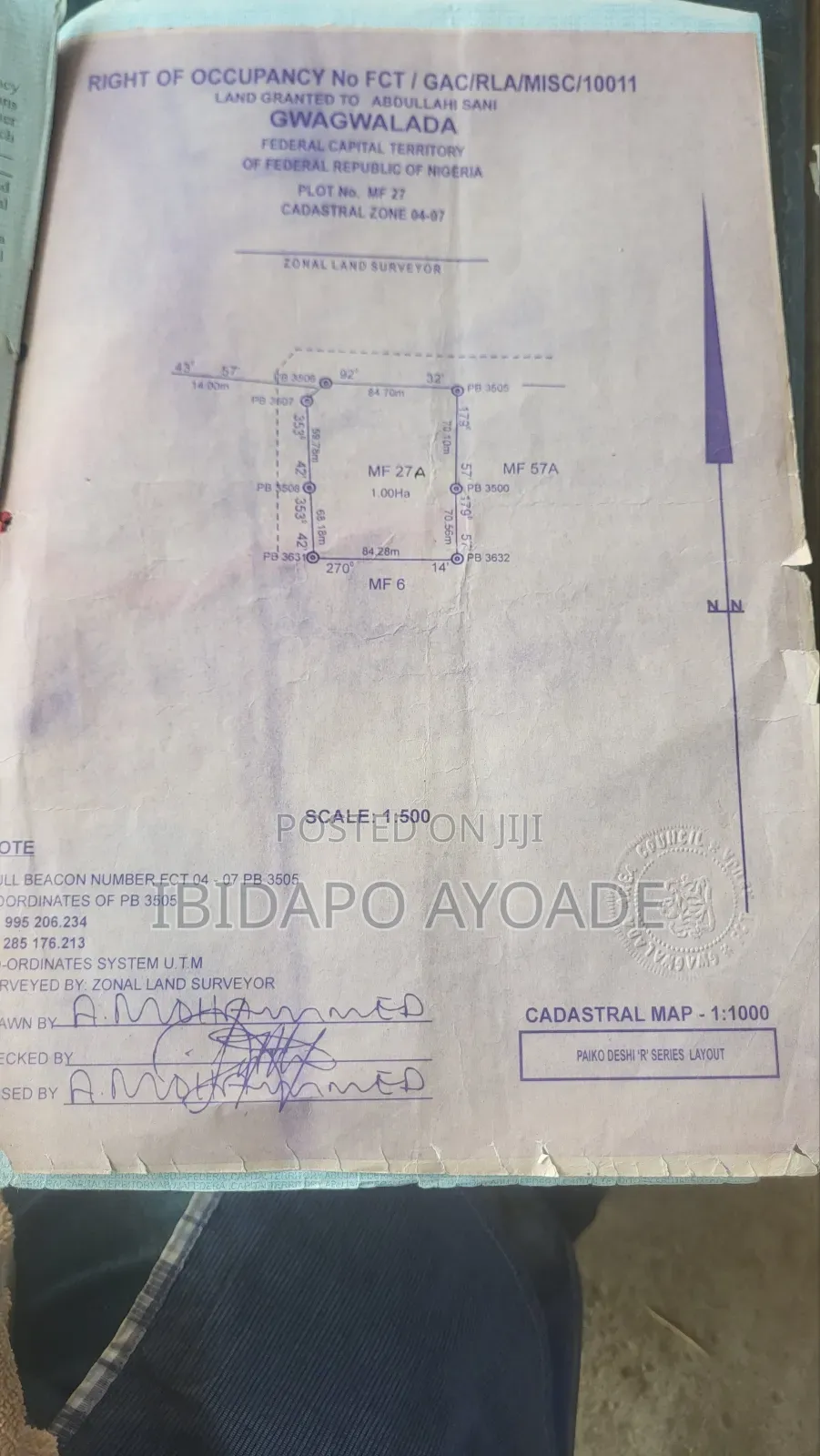 1hectare Land in Paiko in Paikoro