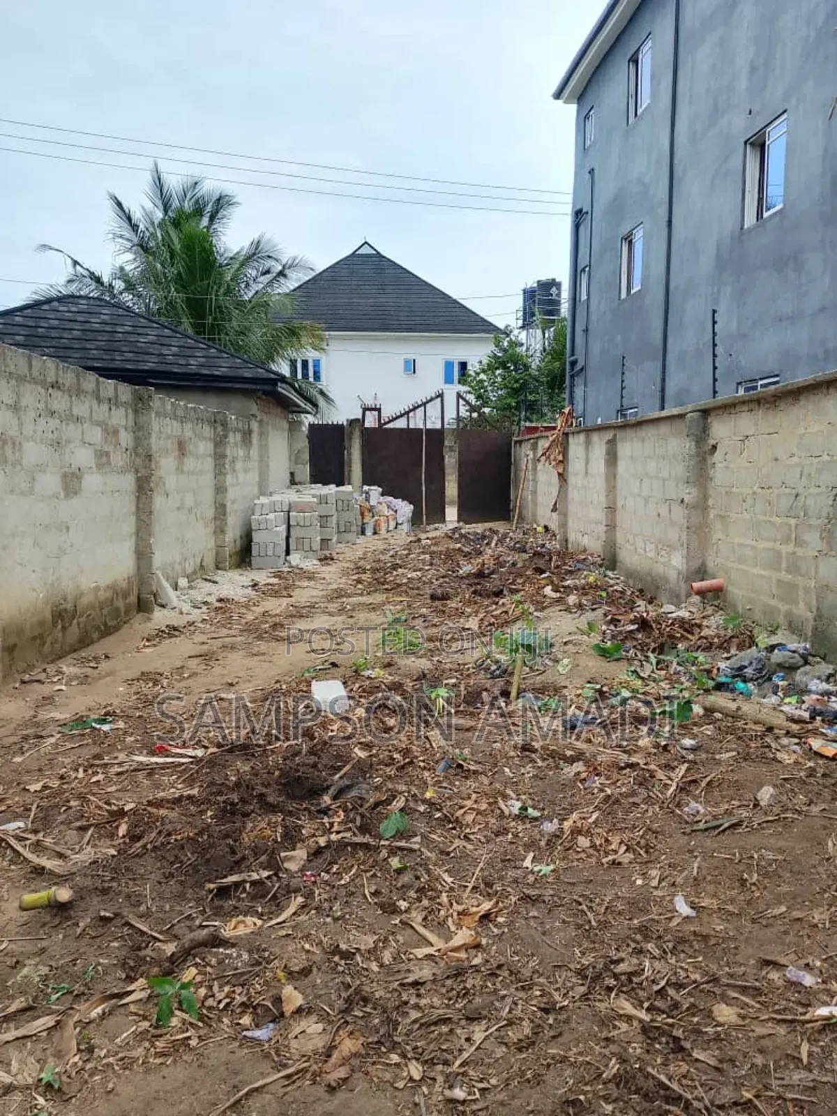 A Plot of Land for Sale Fenced at Alakahia by First Mechanic in Port-Harcourt