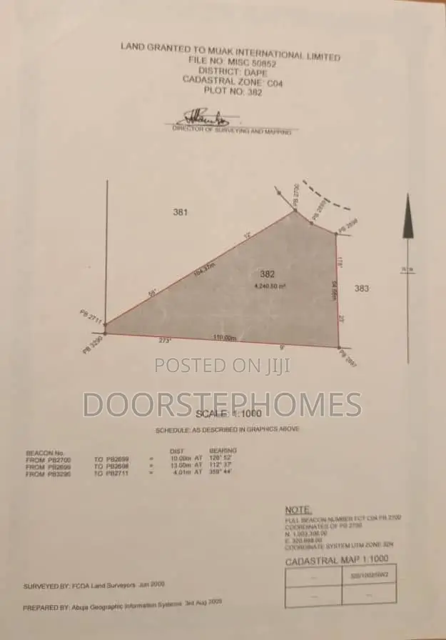 4240.50sqm Commercial Land for Sale in Dape in Dape